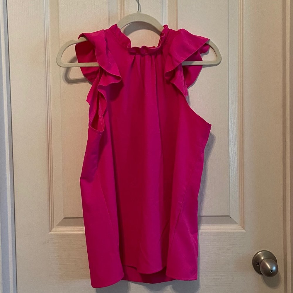 NWT Entro sleeveless hot pink top